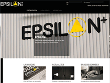 Tablet Screenshot of epsilonplus.fr